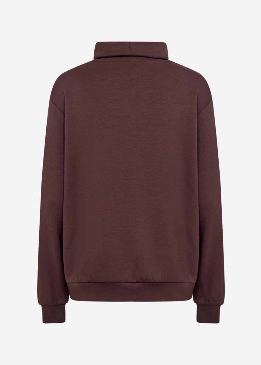 SC-BANU 125 Sweatshirt Dark plum - RUTHERFORD & Co