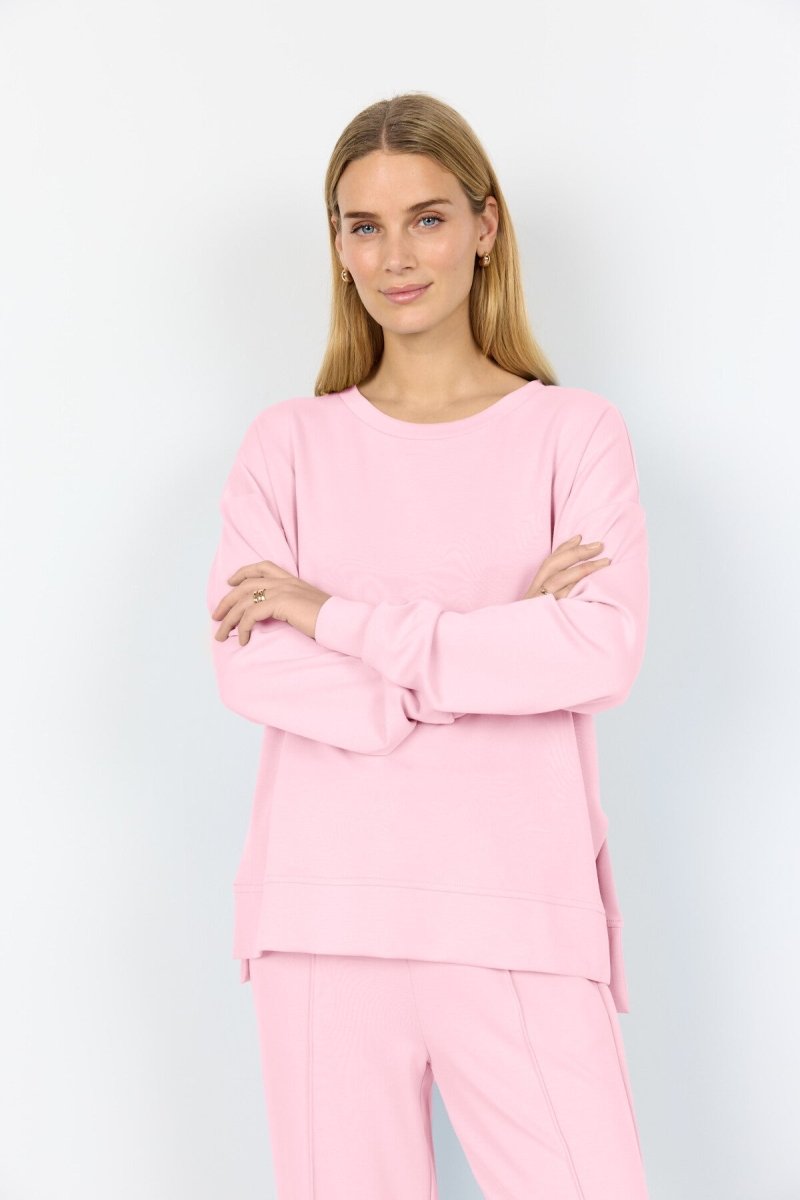SC - BANU 164 Sweatshirt Light Pink - RUTHERFORD & Co