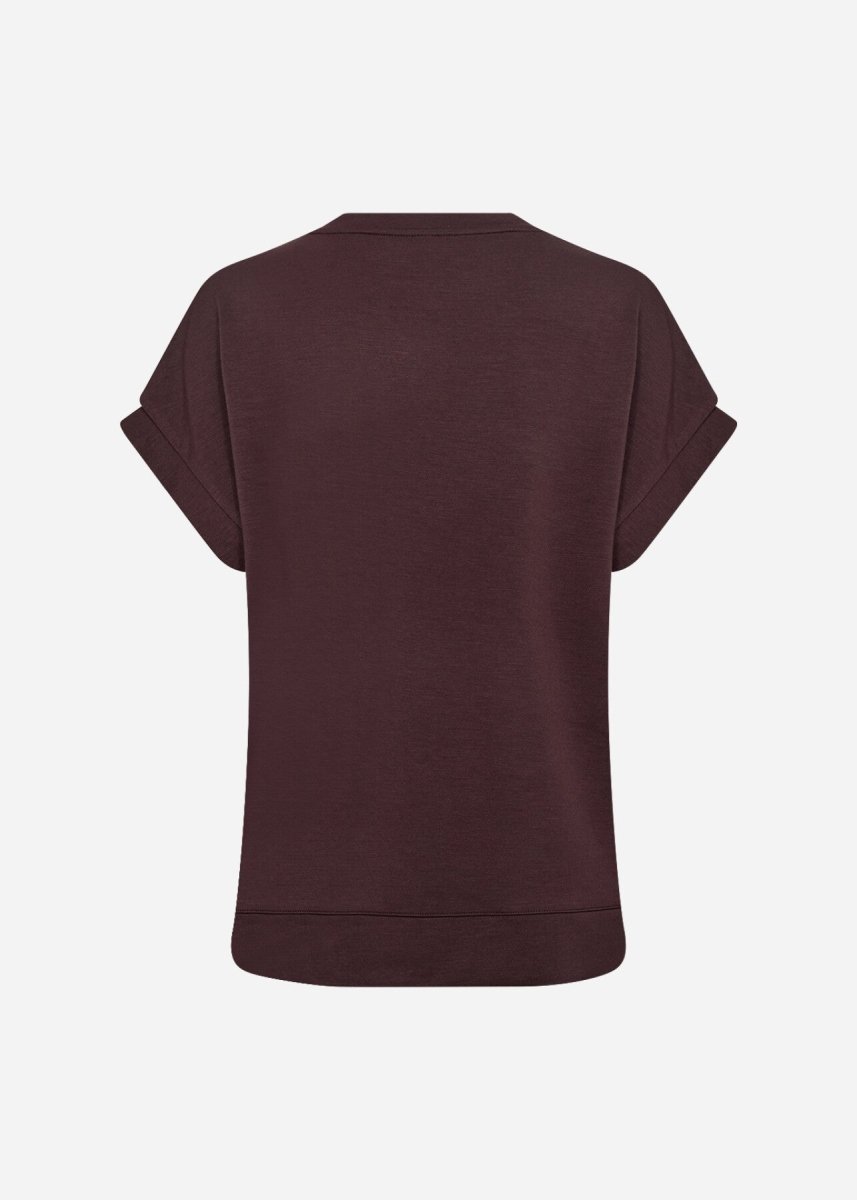 SC-BANU 245 T-shirt Dark plum - RUTHERFORD & Co