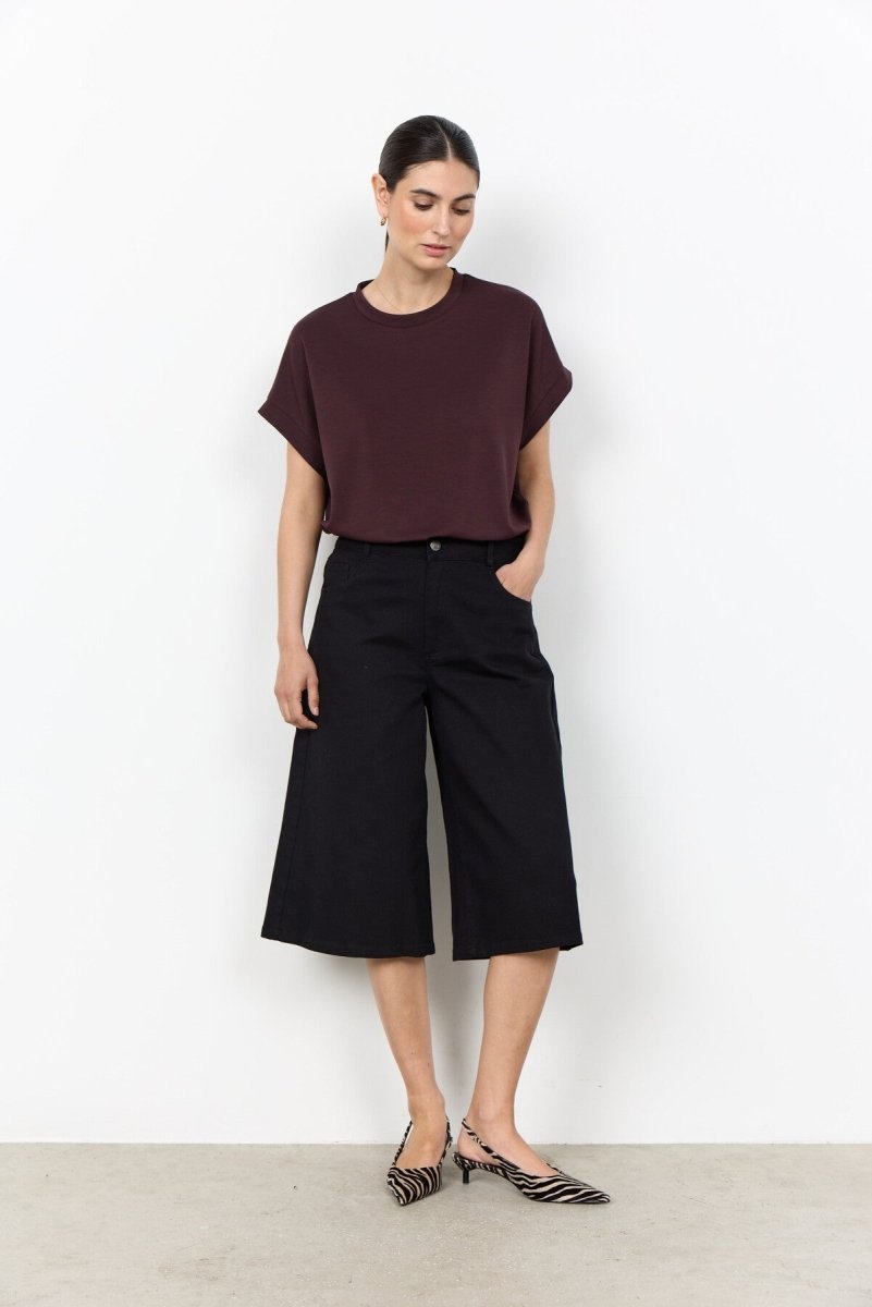 SC-BANU 245 T-shirt Dark plum - RUTHERFORD & Co