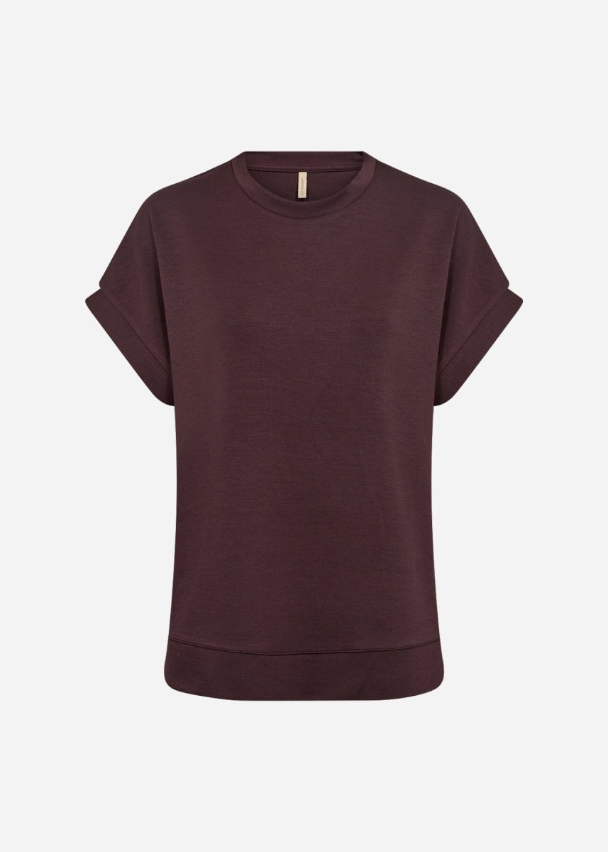 SC-BANU 245 T-shirt Dark plum - RUTHERFORD & Co