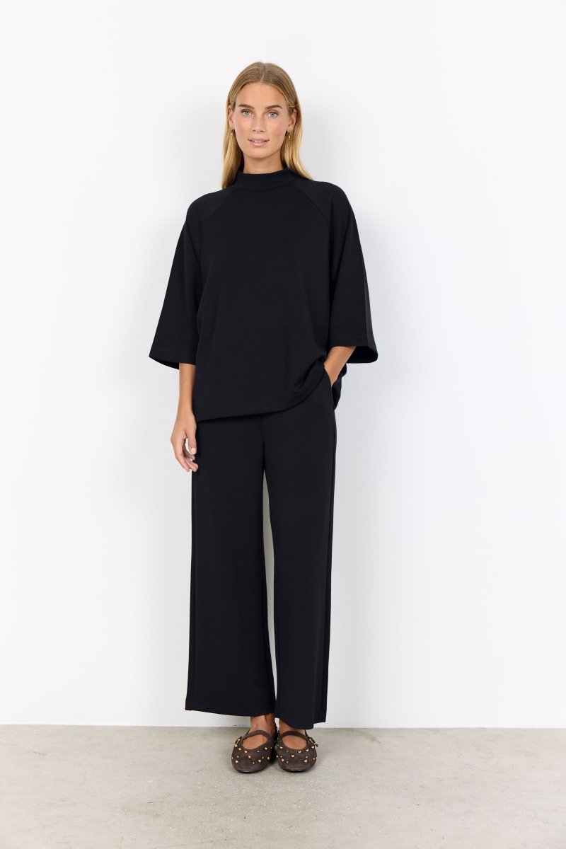 SC - BANU 261 BLACK BLOUSE - RUTHERFORD & Co