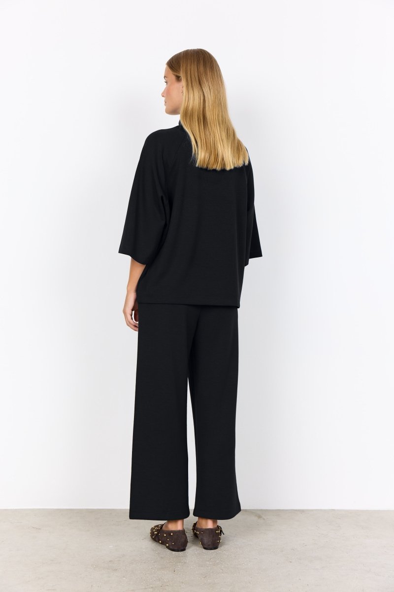 SC - BANU 261 BLACK BLOUSE - RUTHERFORD & Co