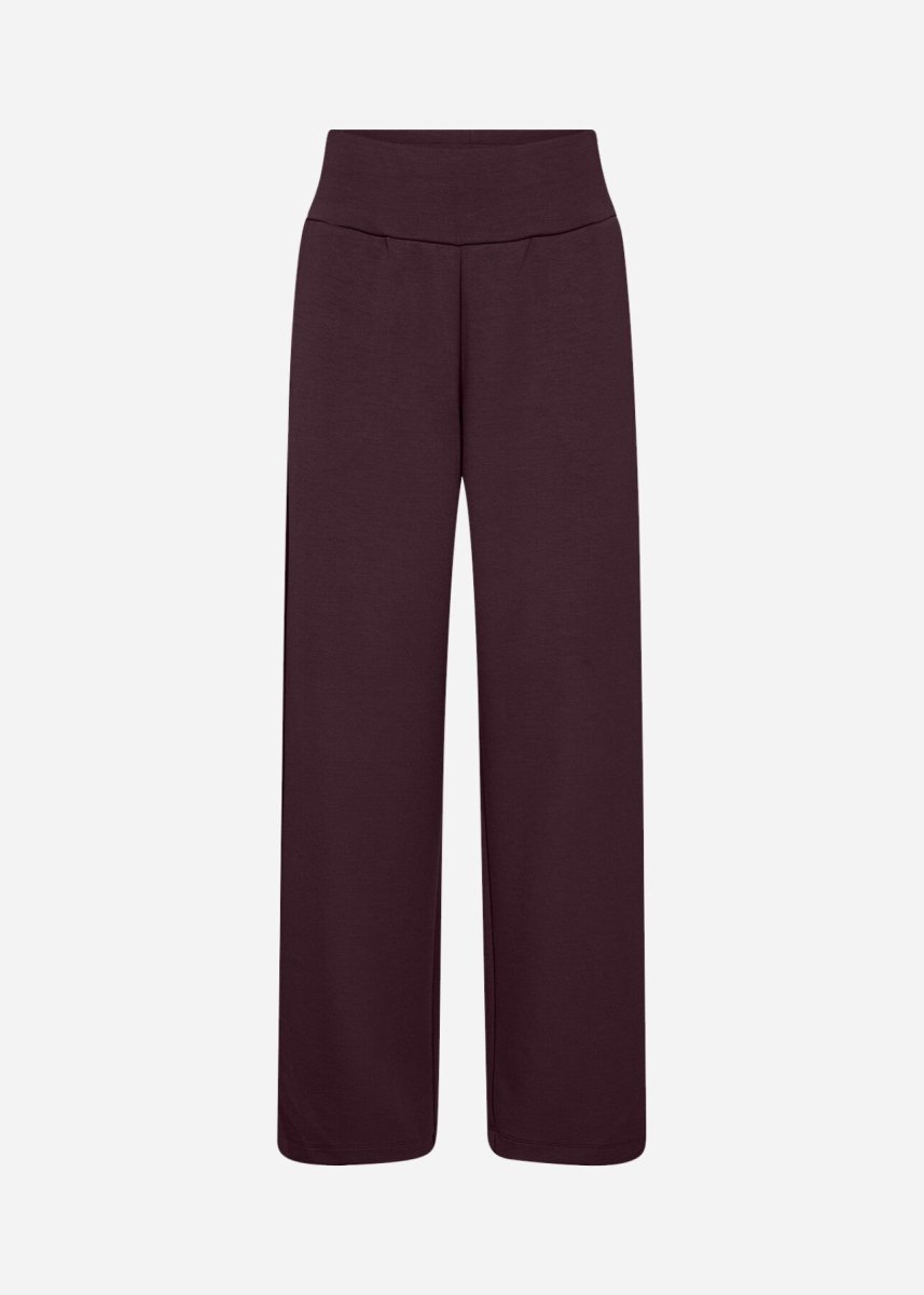 SC-BANU 279 Pants Dark plum - RUTHERFORD & Co