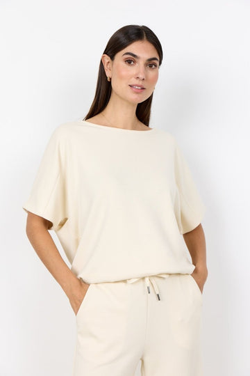 SC-BANU 315 T-shirt Cream - RUTHERFORD & Co