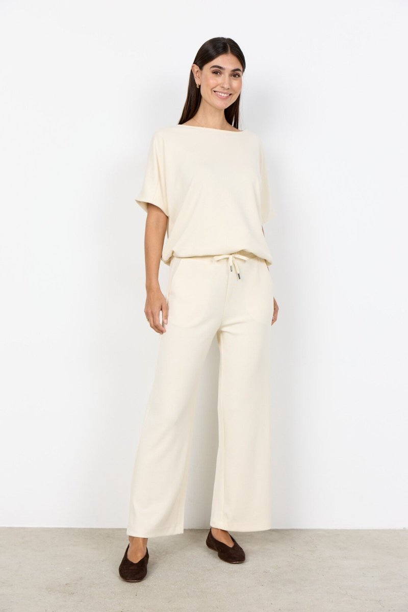 SC-BANU 315 T-shirt Cream - RUTHERFORD & Co