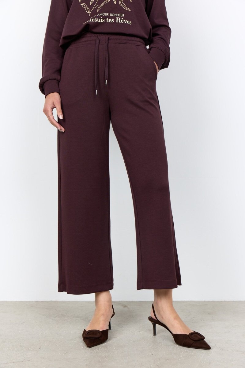 SC-BANU 33 Pants Dark plum - RUTHERFORD & Co