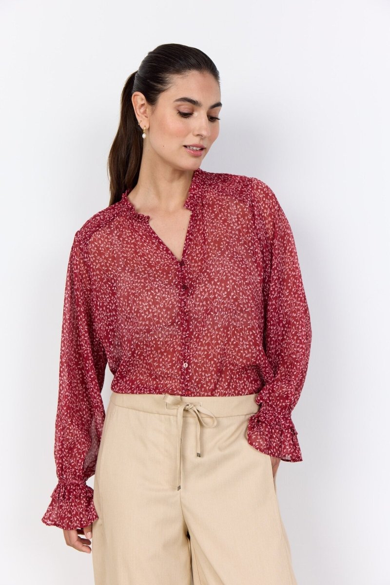 SC - BEBBIE 2 Shirt Ruby Red - RUTHERFORD & Co