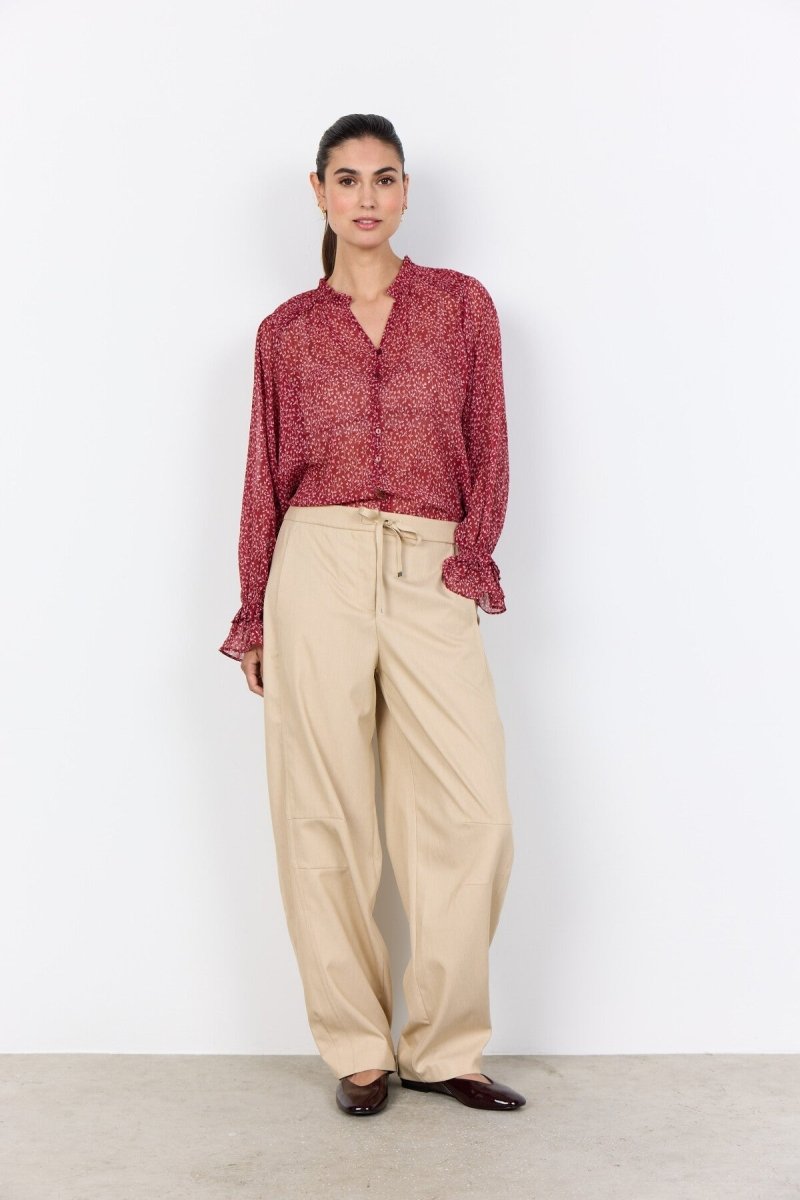 SC - BEBBIE 2 Shirt Ruby Red - RUTHERFORD & Co