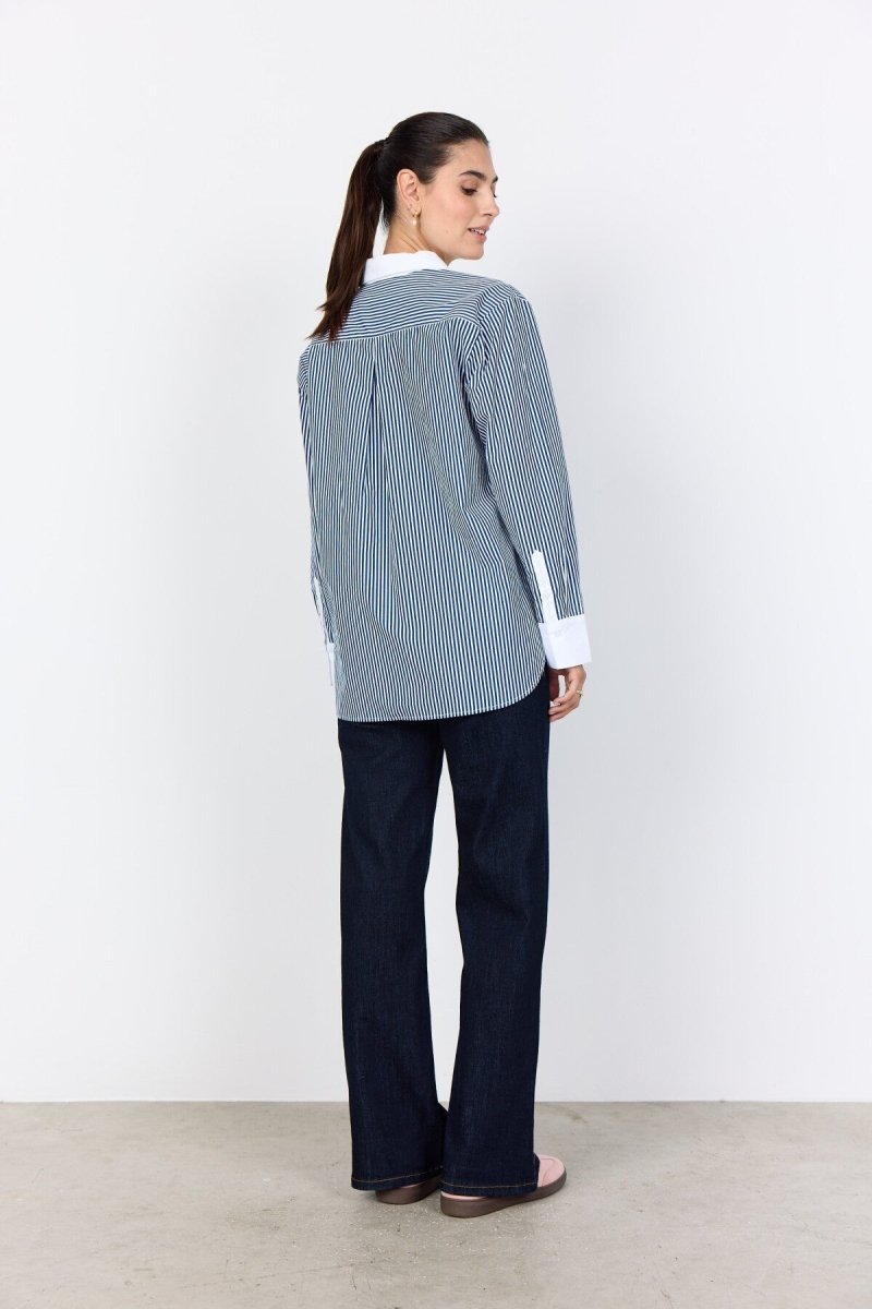 SC - BELINDA 2 Shirt Navy Combi - RUTHERFORD & Co