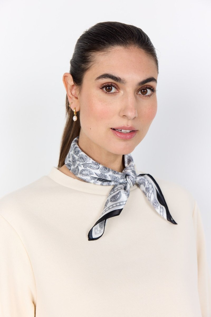 SC - BELLO 1 Scarf Black - RUTHERFORD & Co
