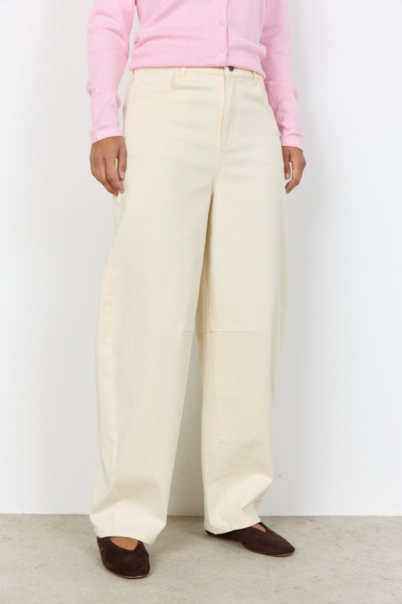 SC - BESS 4 - C Pants Cream - RUTHERFORD & Co