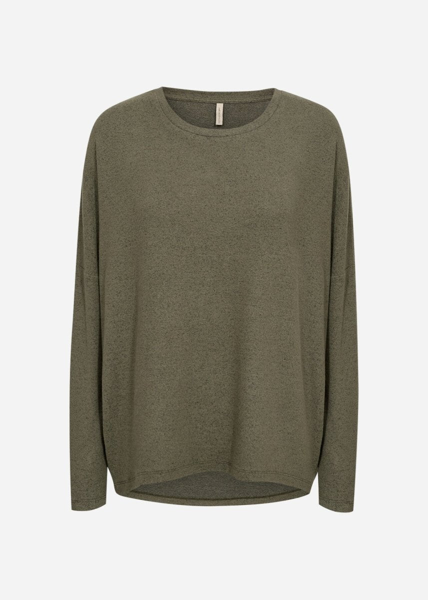 SC-BIARA 1 Blouse Dark green - RUTHERFORD & Co