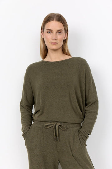 SC-BIARA 1 Blouse Dark green - RUTHERFORD & Co