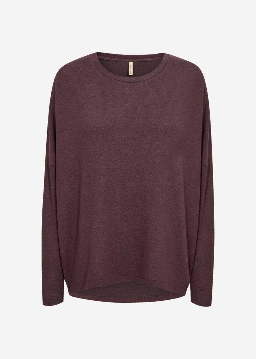 SC-BIARA 1 Blouse Dark plum - RUTHERFORD & Co
