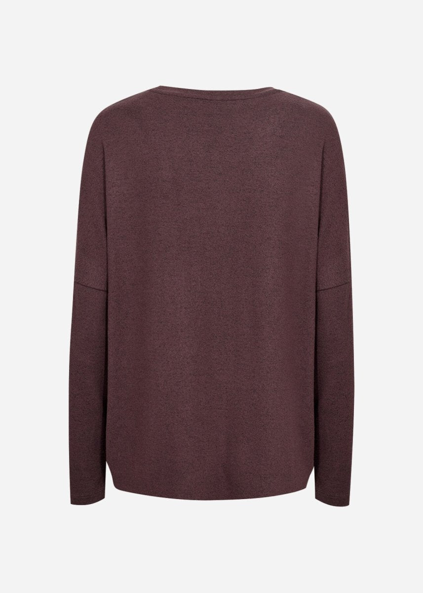 SC-BIARA 1 Blouse Dark plum - RUTHERFORD & Co