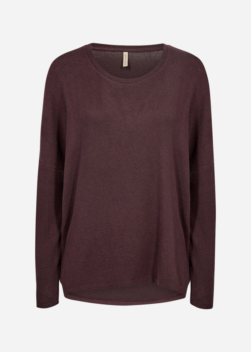 SC-BIARA 1 Blouse Dark plum - RUTHERFORD & Co
