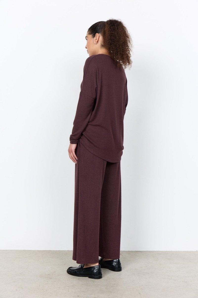 SC-BIARA 1 Blouse Dark plum - RUTHERFORD & Co