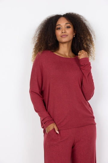 SC - BIARA 1 Blouse Ruby Red - RUTHERFORD & Co