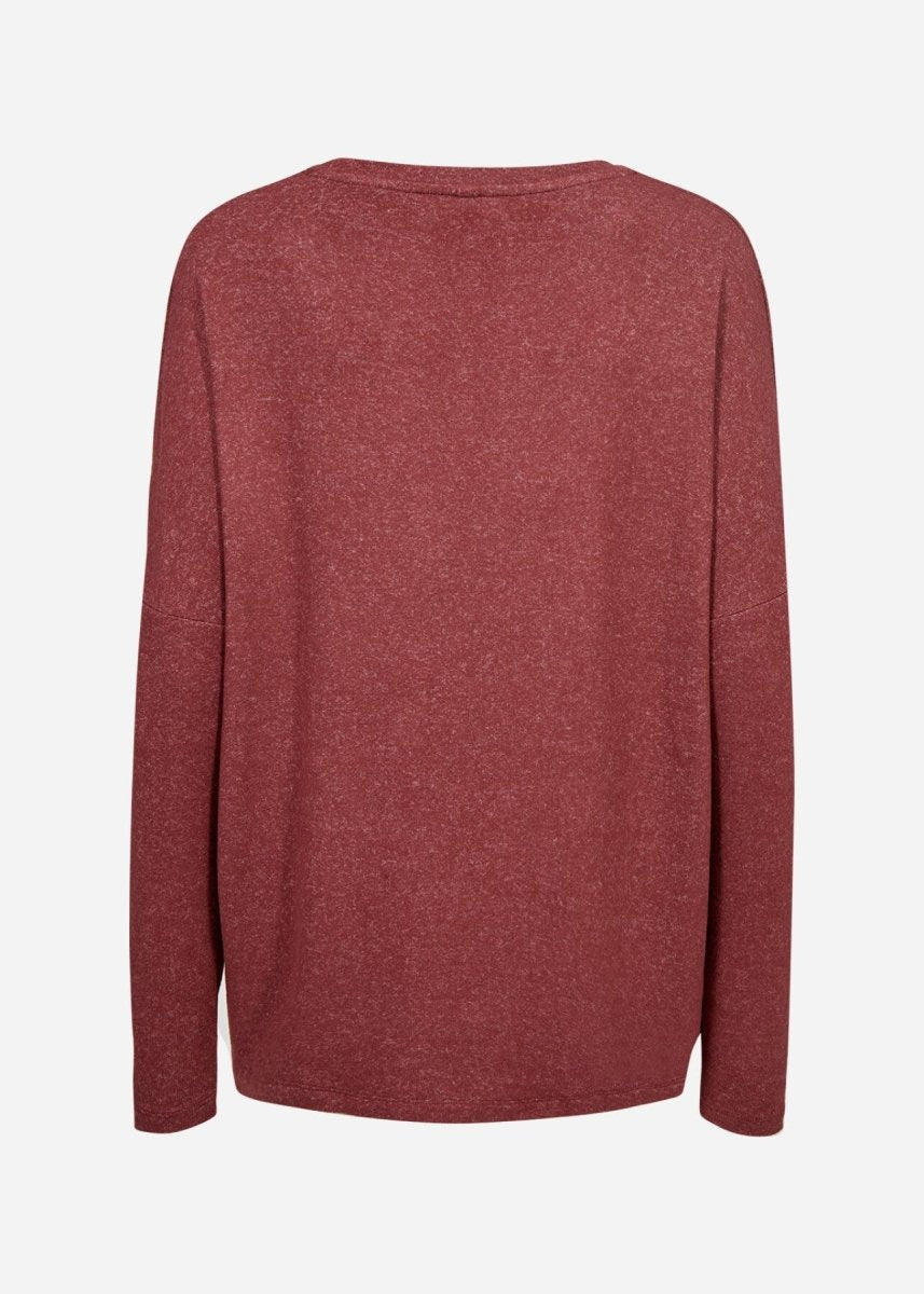SC-BIARA 1 Blouse Ruby red - RUTHERFORD & Co