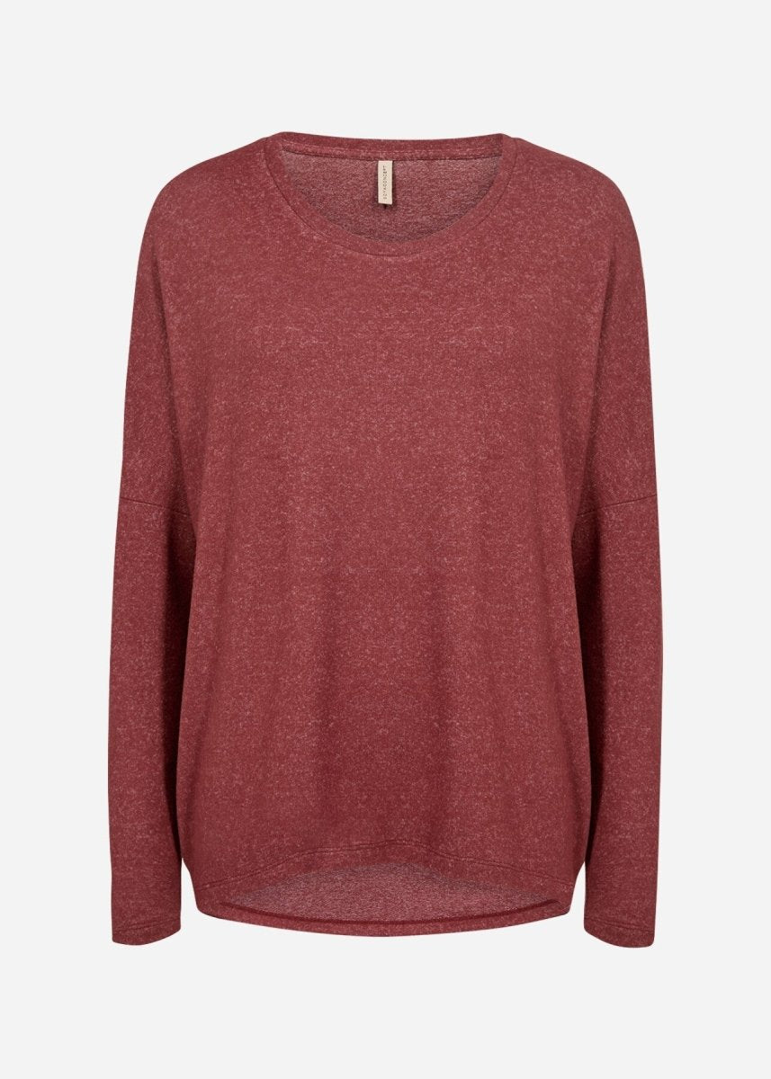 SC-BIARA 1 Blouse Ruby red - RUTHERFORD & Co