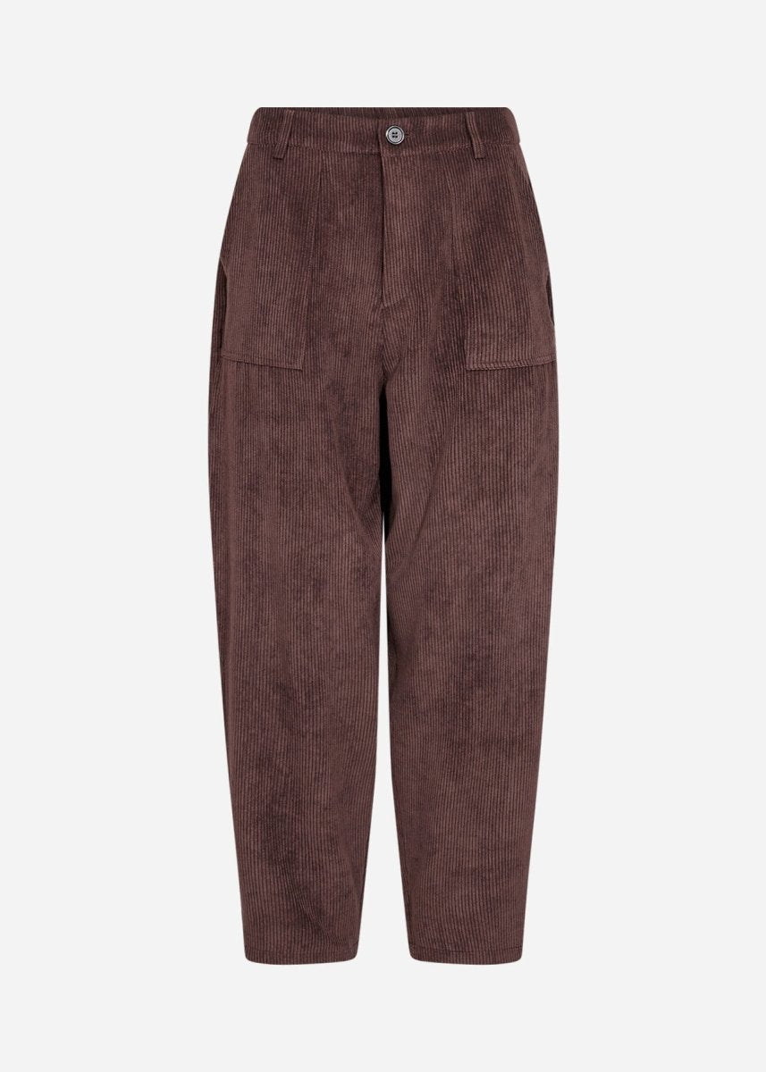 SC-BINDI 20-C Pants Dark plum - RUTHERFORD & Co
