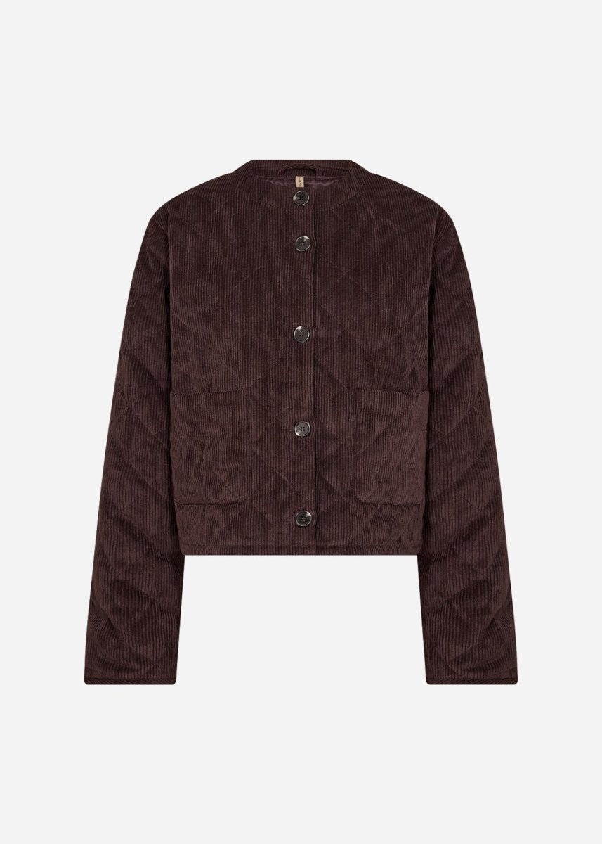 SC-BINDI 21 Jacket Dark plum - RUTHERFORD & Co