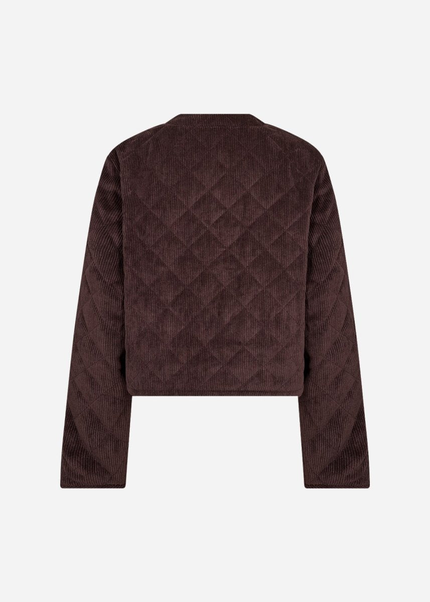 SC-BINDI 21 Jacket Dark plum - RUTHERFORD & Co