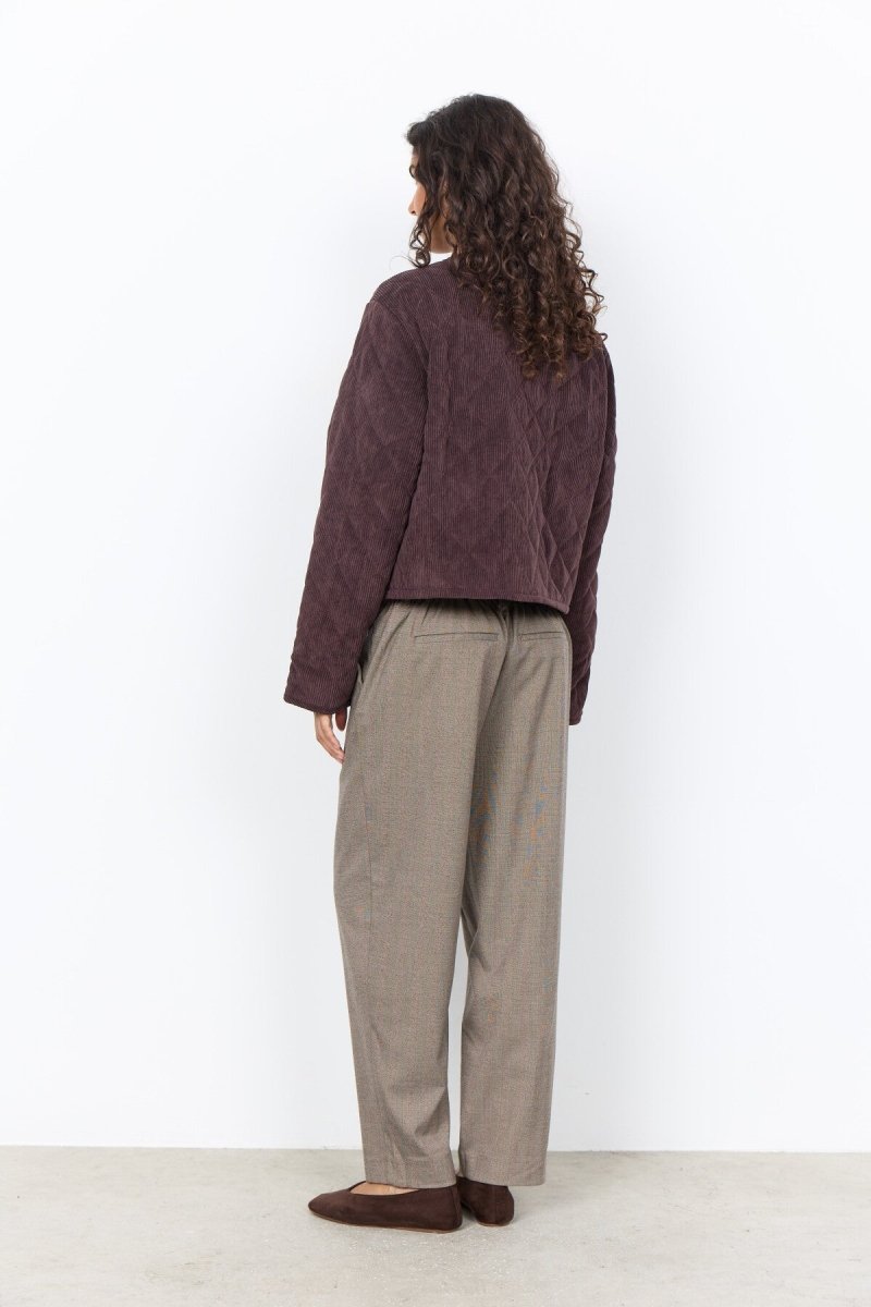 SC-BINDI 21 Jacket Dark plum - RUTHERFORD & Co