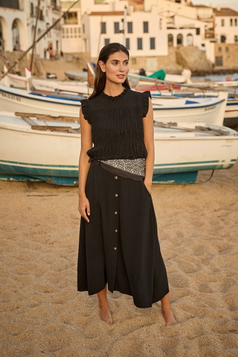 SC - CATH 9 Skirt Black - RUTHERFORD & Co