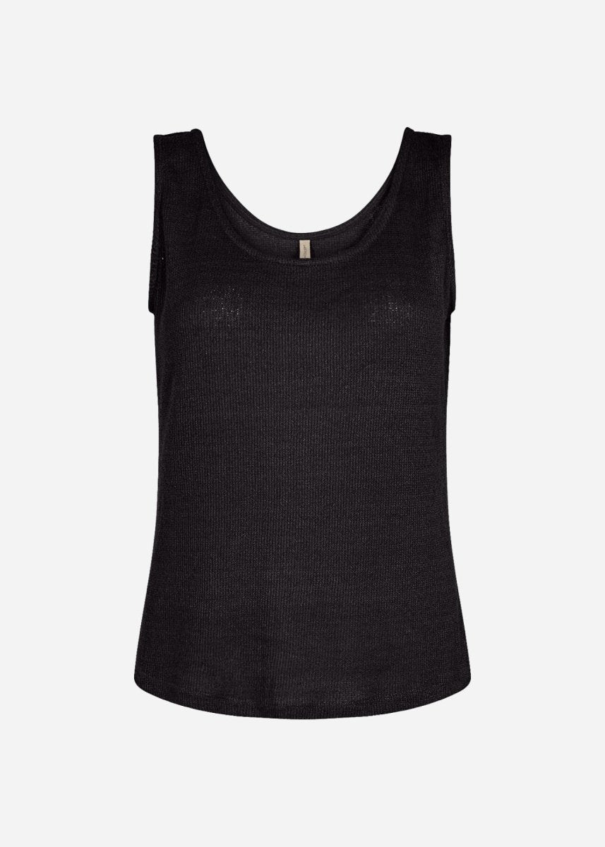 SC - DELIA 3 Top Black - RUTHERFORD & Co