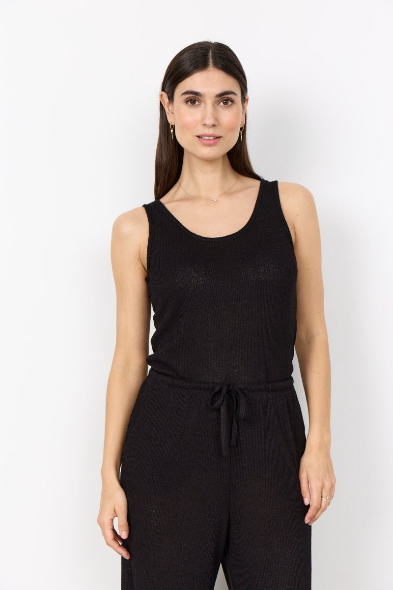 SC - DELIA 3 Top Black - RUTHERFORD & Co