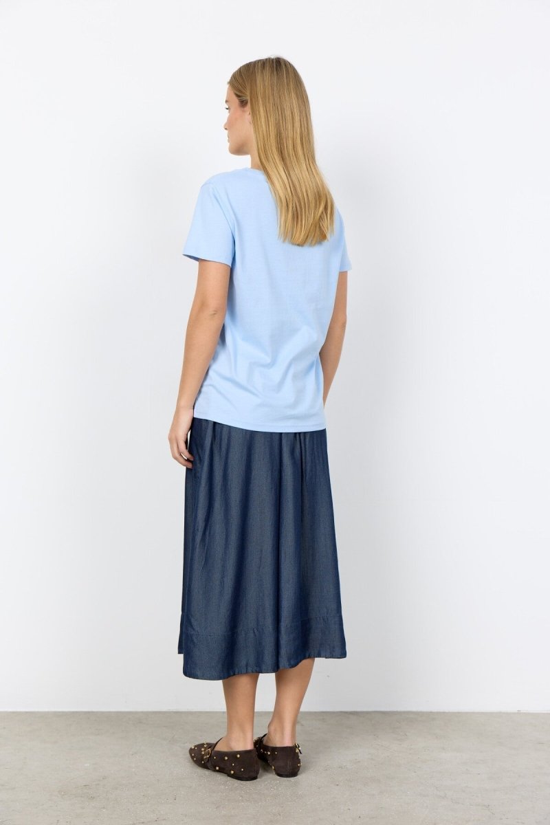 SC - DERBY 1 T-shirt Light Blue - RUTHERFORD & Co