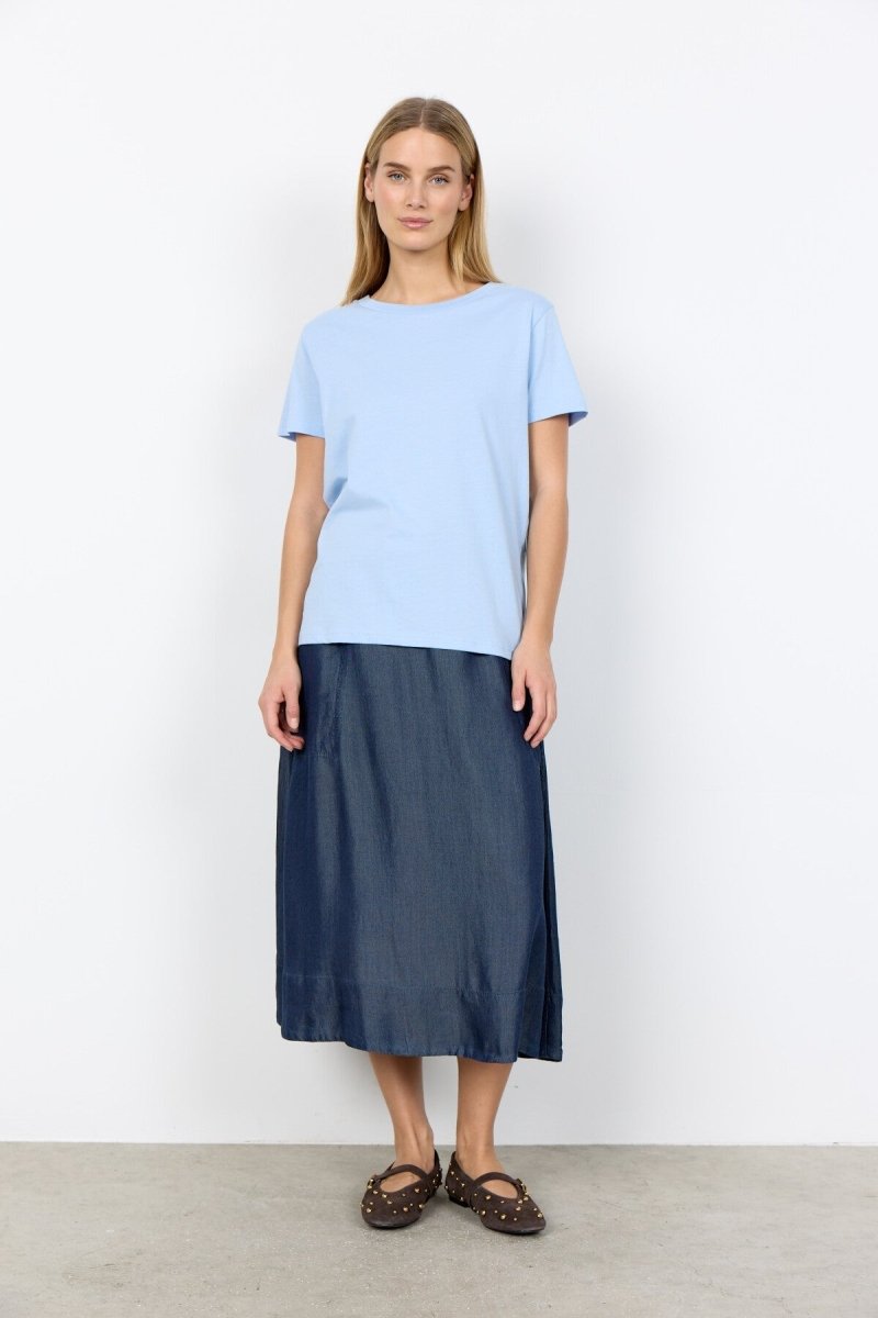 SC - DERBY 1 T-shirt Light Blue - RUTHERFORD & Co