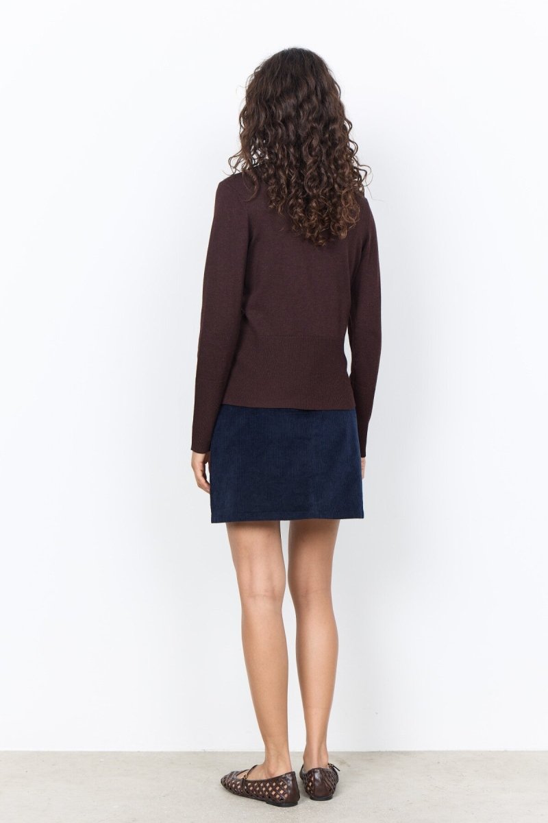 SC-DOLLIE 145 Pullover Dark plum - RUTHERFORD & Co