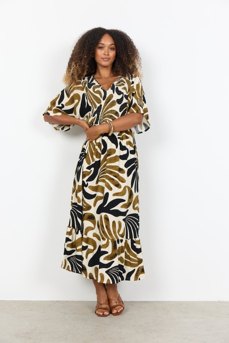 SC-FELDI 4 Dress Olive - RUTHERFORD & Co
