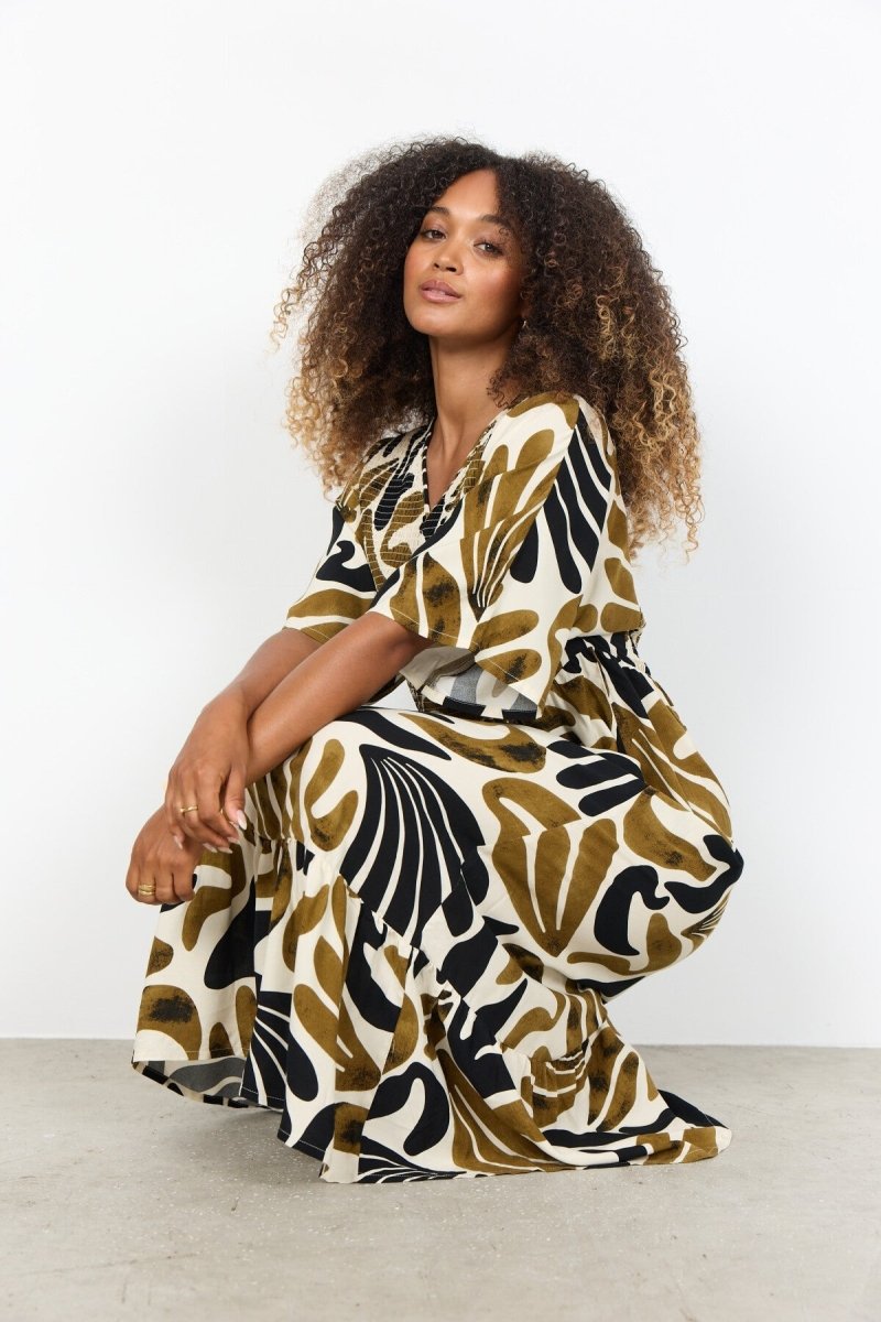 SC-FELDI 4 Dress Olive - RUTHERFORD & Co