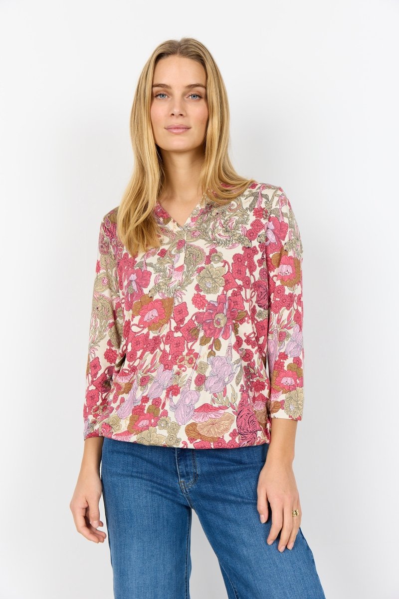 SC - FELICITY AOP 536 Rapture Rose Combi - RUTHERFORD & Co