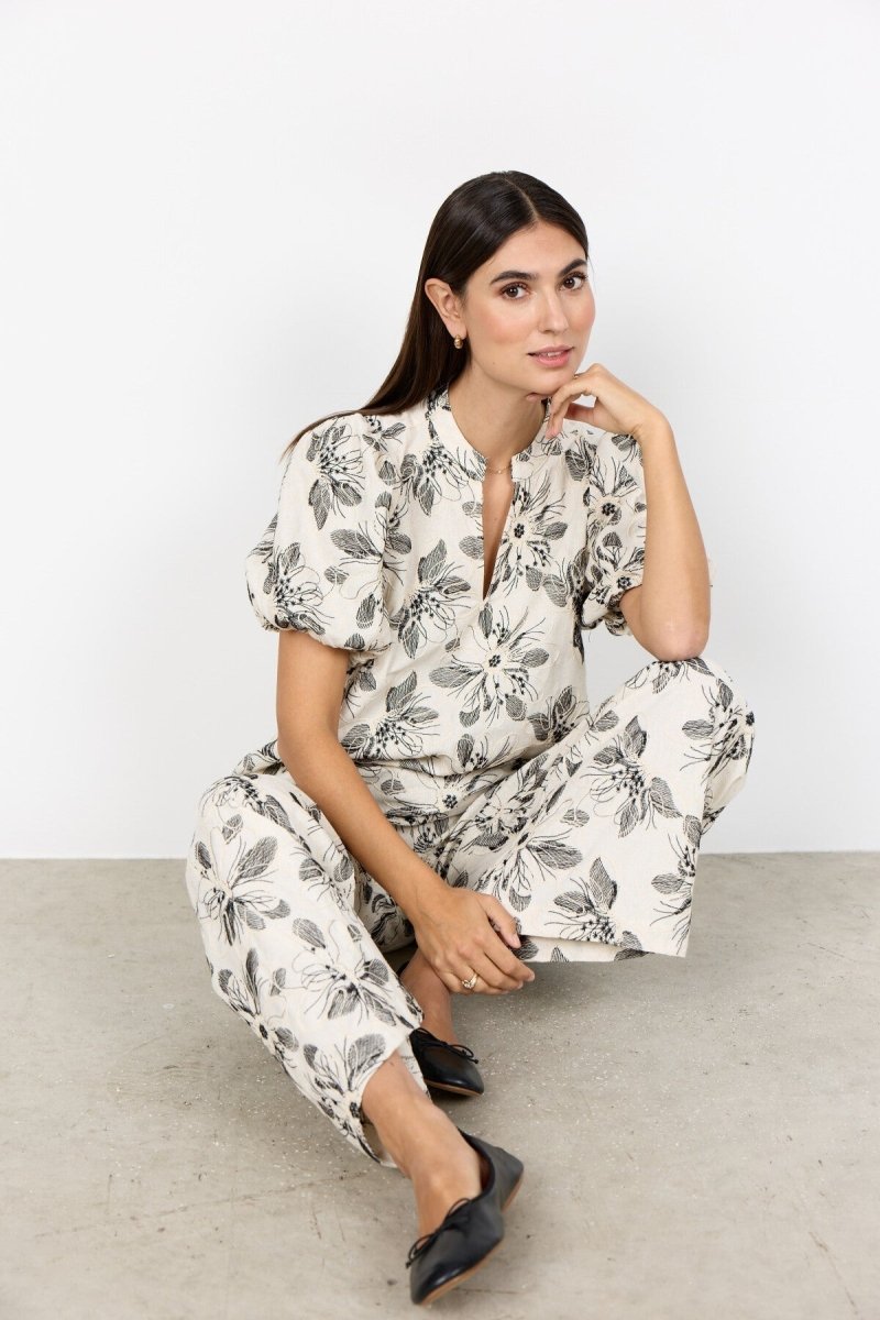 SC-GABRIELE 1 Blouse Cream - RUTHERFORD & Co