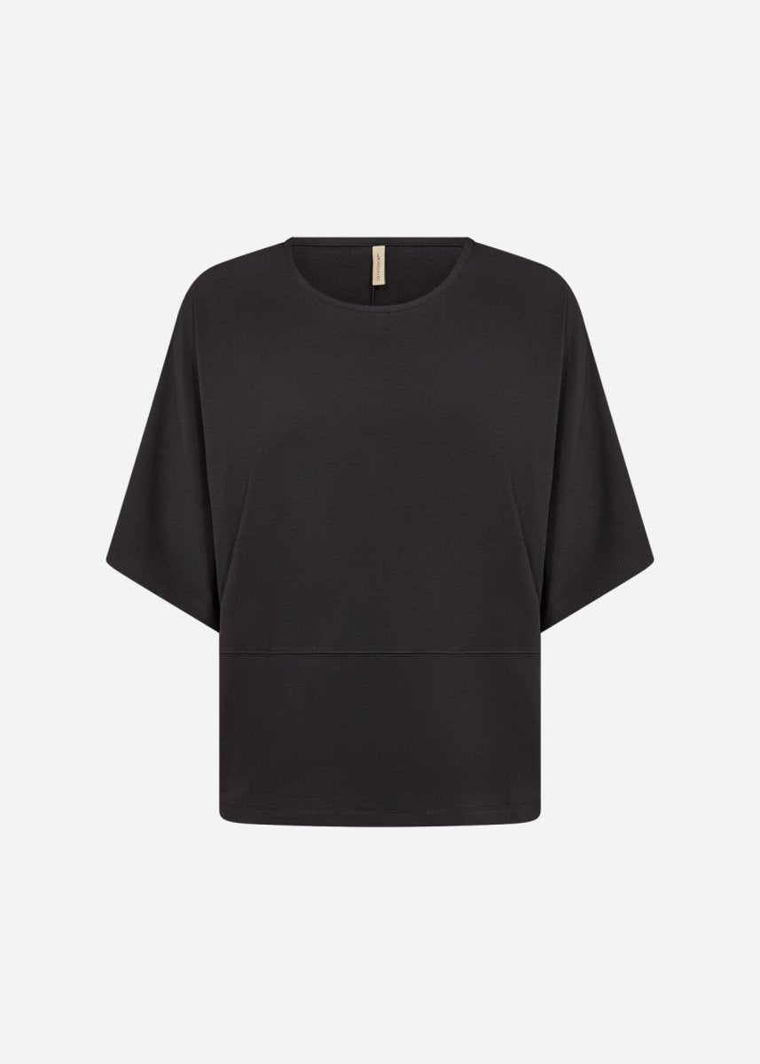SC-GLENNA 1 T-shirt Black - RUTHERFORD & Co
