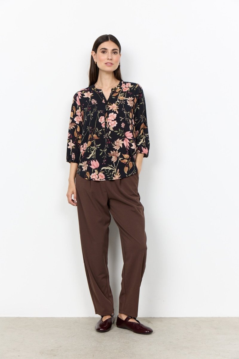 SC-GRACE 2 Blouse Black - RUTHERFORD & Co