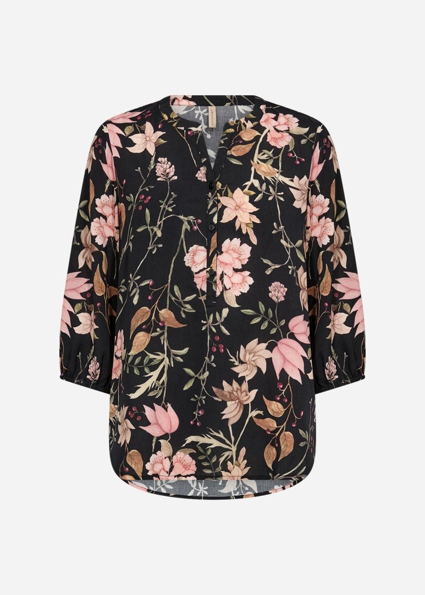 SC-GRACE 2 Blouse Black - RUTHERFORD & Co