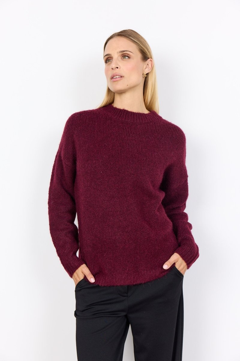 SC - GUNNA 1 DARK RED PULLOVER - RUTHERFORD & Co