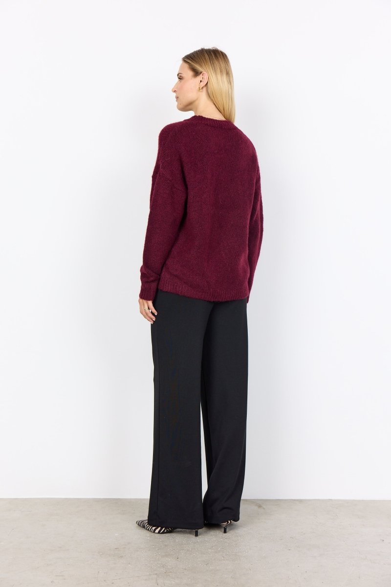 SC - GUNNA 1 DARK RED PULLOVER - RUTHERFORD & Co