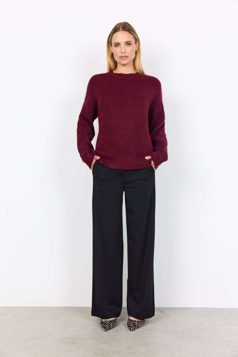 SC - GUNNA 1 DARK RED PULLOVER - RUTHERFORD & Co