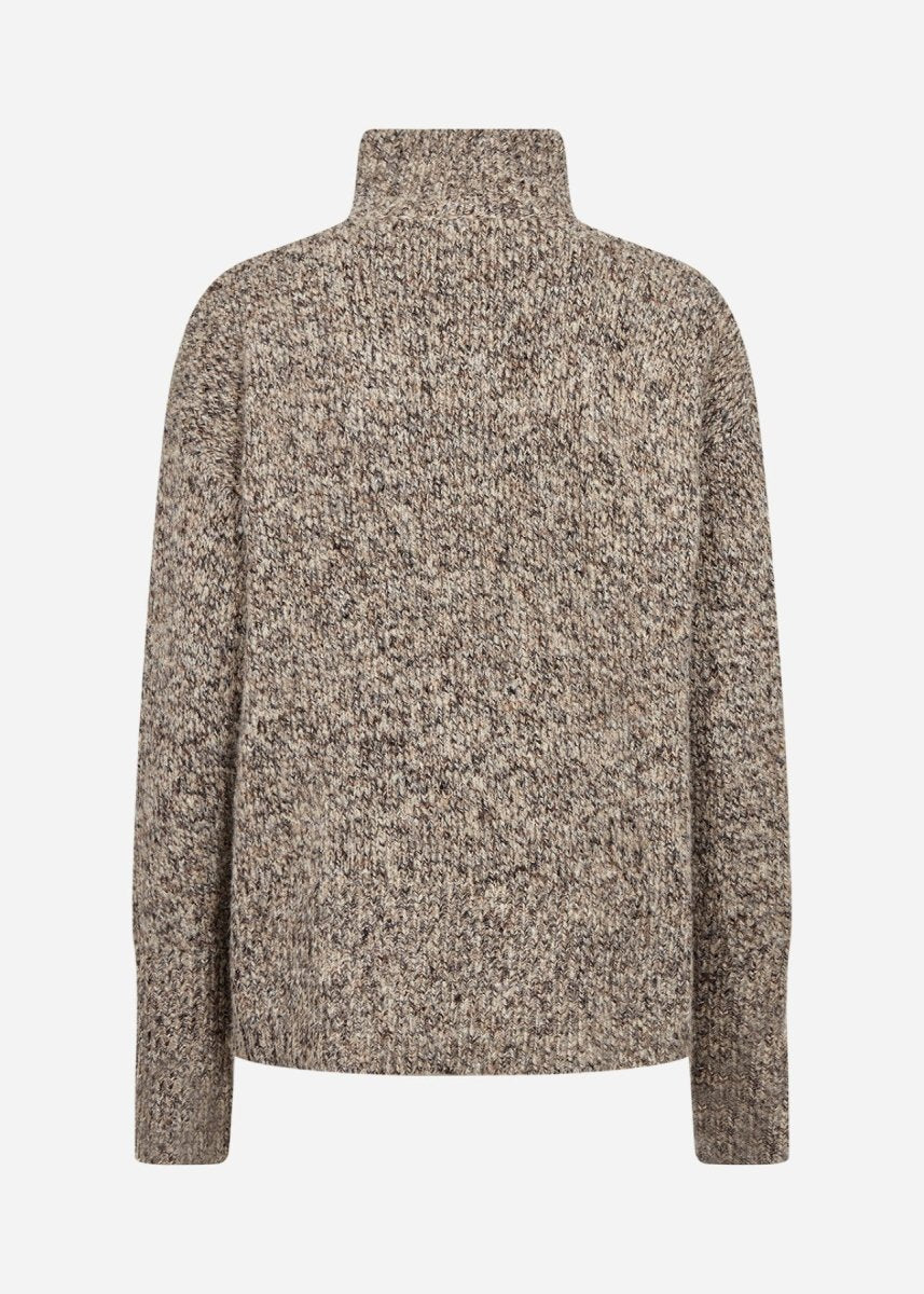 SC-HALINA YD 2 Pullover Dark plum - RUTHERFORD & Co