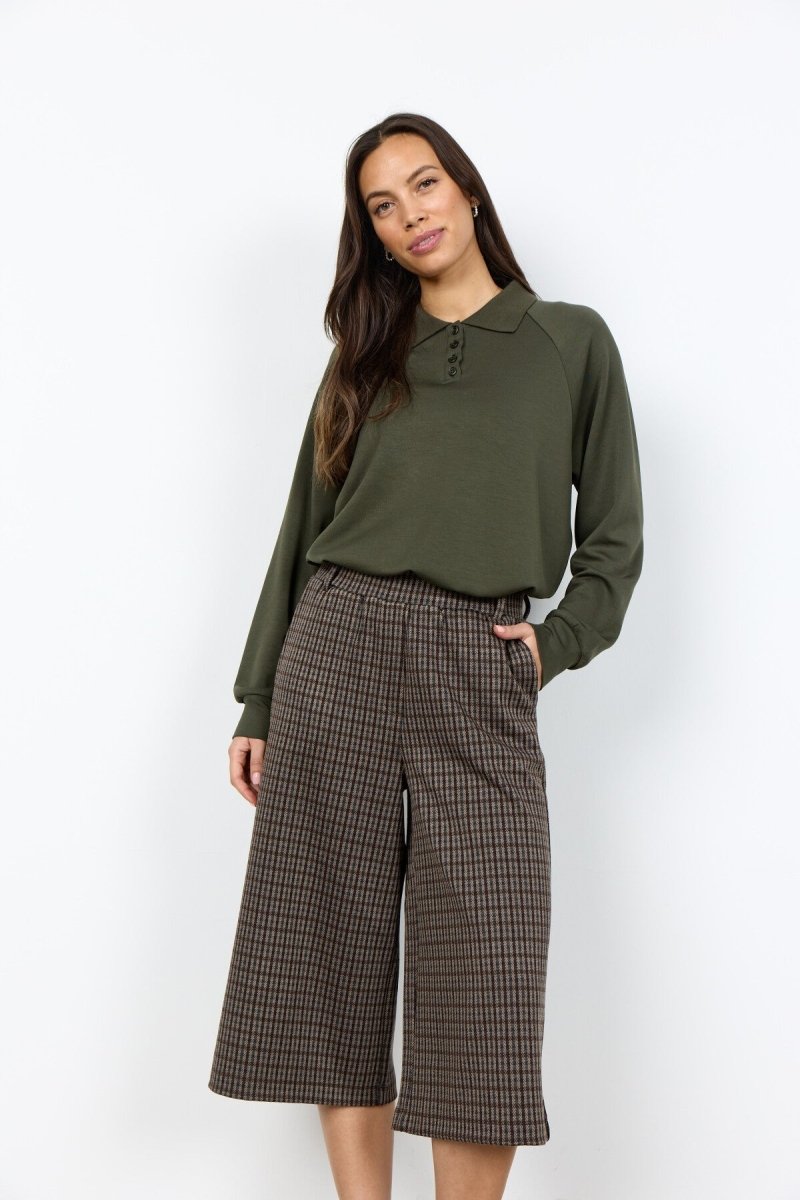 SC-HEKLA 2 Culottes Dark plum - RUTHERFORD & Co