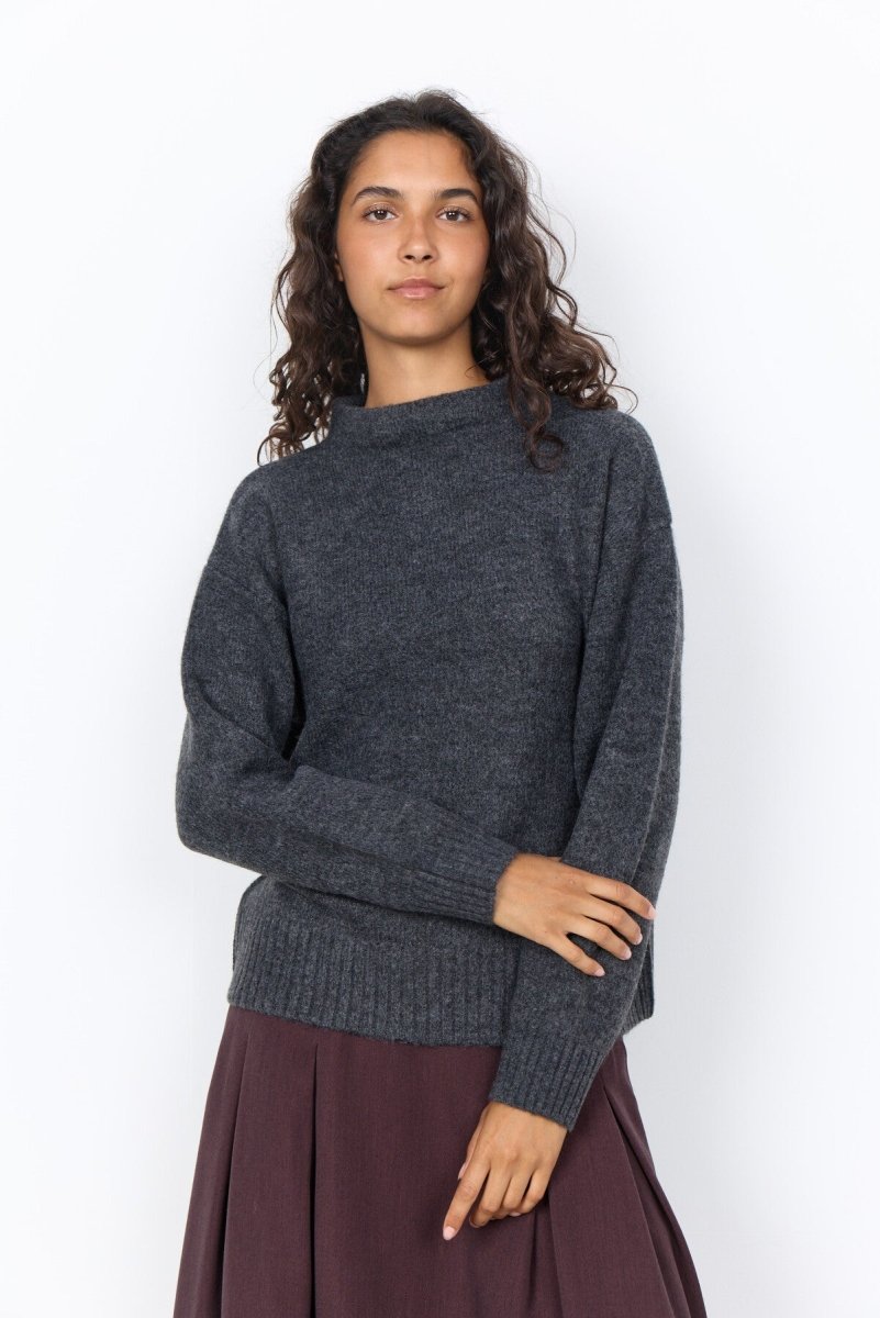 SC-HERLA 3 Pullover Dark grey - RUTHERFORD & Co