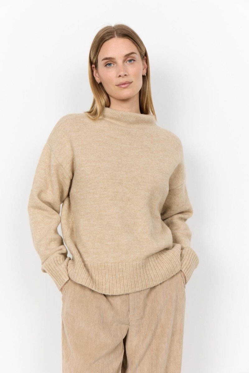 SC-HERLA 3 Pullover Sand - RUTHERFORD & Co