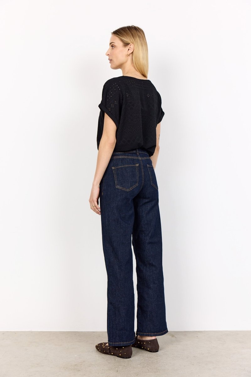 SC - KIMBERLY 24 - B RAW BLUE DENIM JEANS - RUTHERFORD & Co